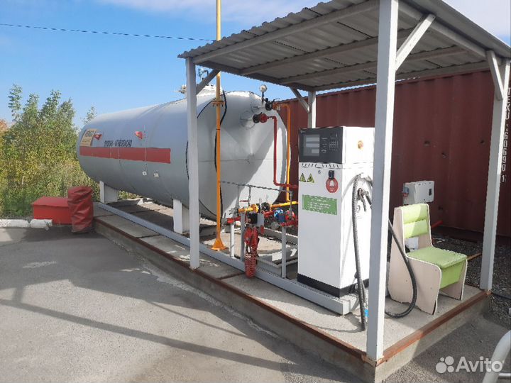 Модульная агзс с резервуаром 10 кубов