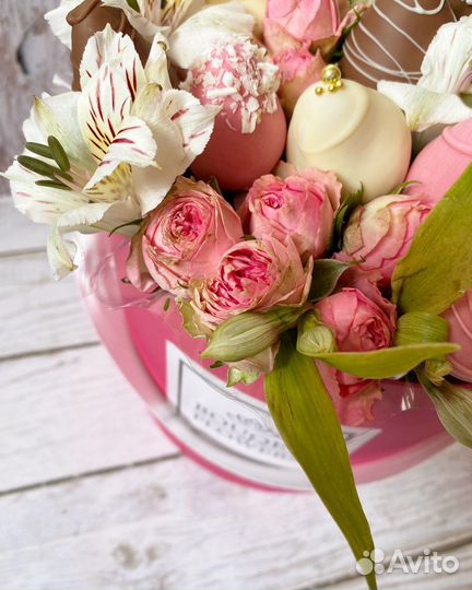 Букет из клубники в шоколаде