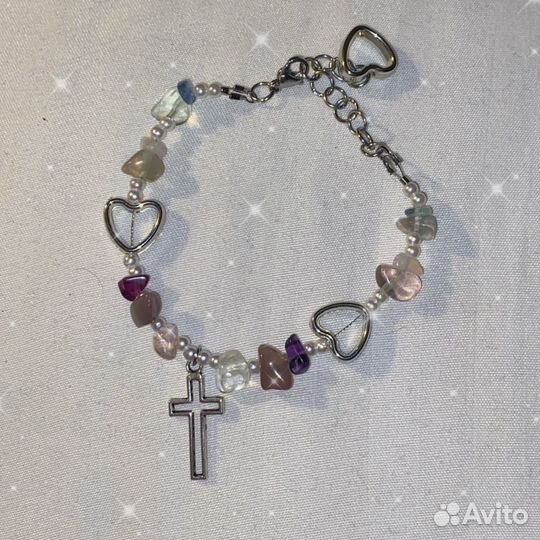 Браслет ручной работы из натуральных камней