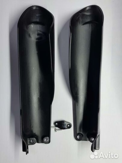 Защита перьев ктм (черный, белый, оранжевый)