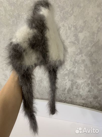 Шапка кроличья детская