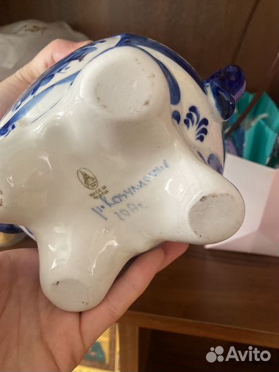 Конфетница Гжель