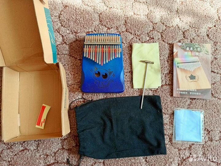 Калимба 17 нот + брошюра на 95 мелодий