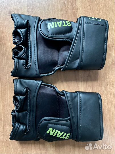 Перчатки мма BoyBo Stain BGM311, Флекс, зеленый, L