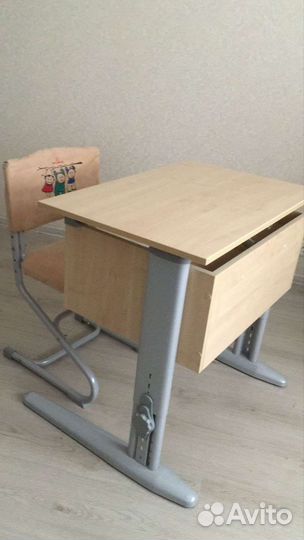 Комплект растущая парта и стул Дэми