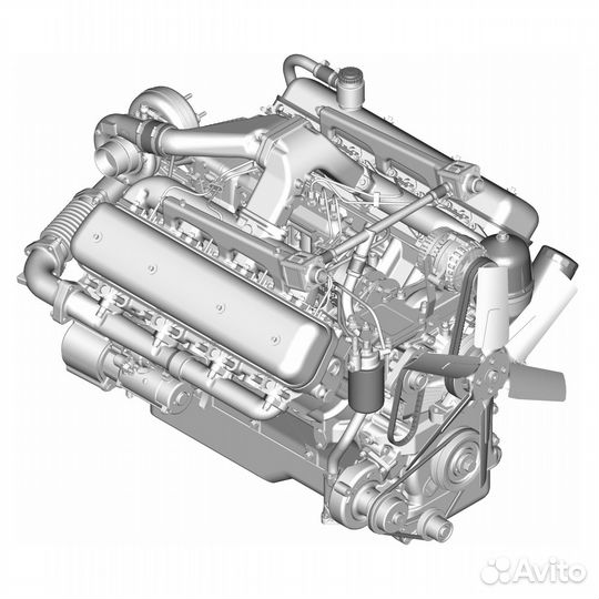Новый двигатель ямз 238нд4 от создателей