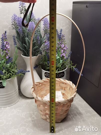 Корзина соломенная