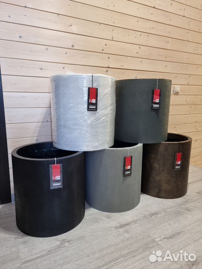 Горшок для цветов из облегченного Бетона Нобилис