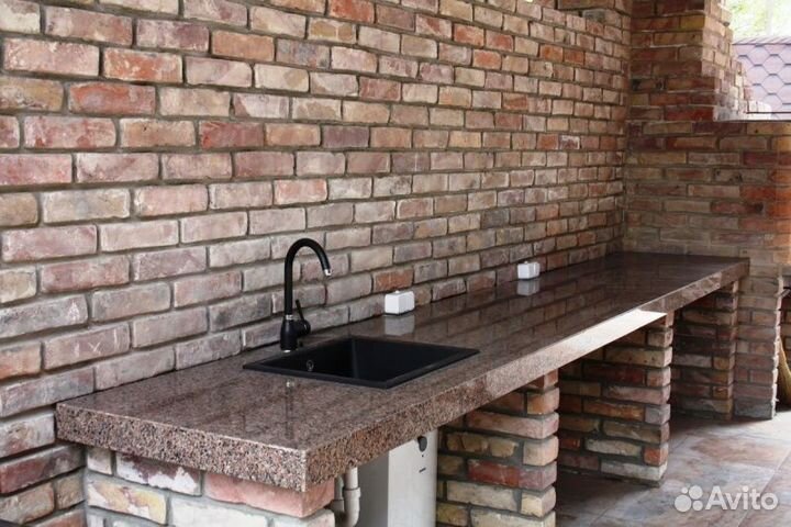 Столешницы, подоконники, ступени из мрамора и гран