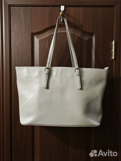 Кожаная сумка тоут на плечо