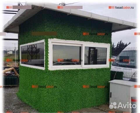 Зеленый забор (Искусственная изгородь) цена за м2