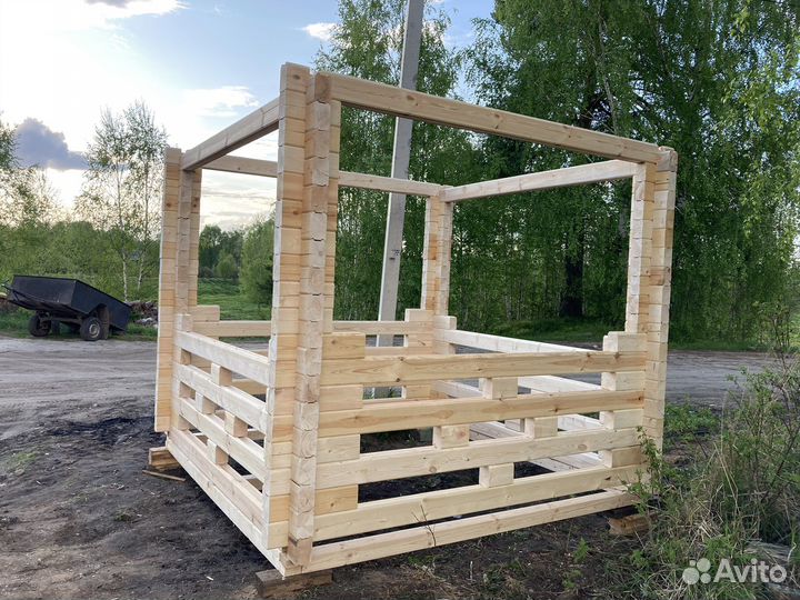 Беседка из профилированного бруса