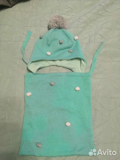 Комплект шапка, шарф