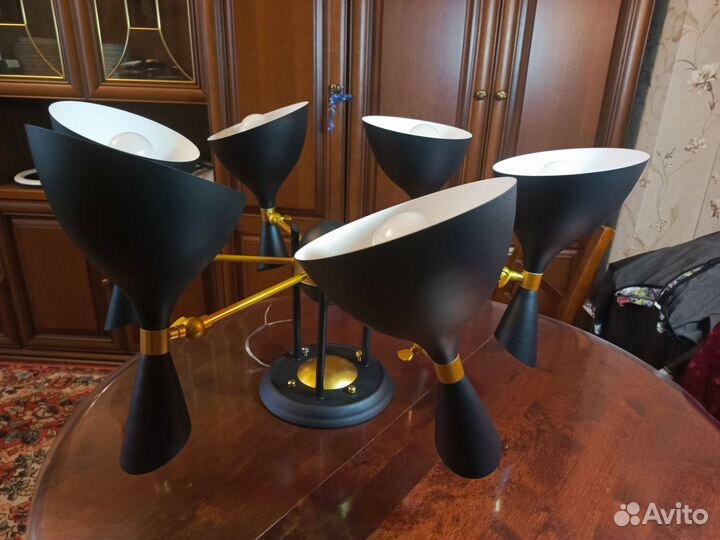 Люстра потолочная италия бу