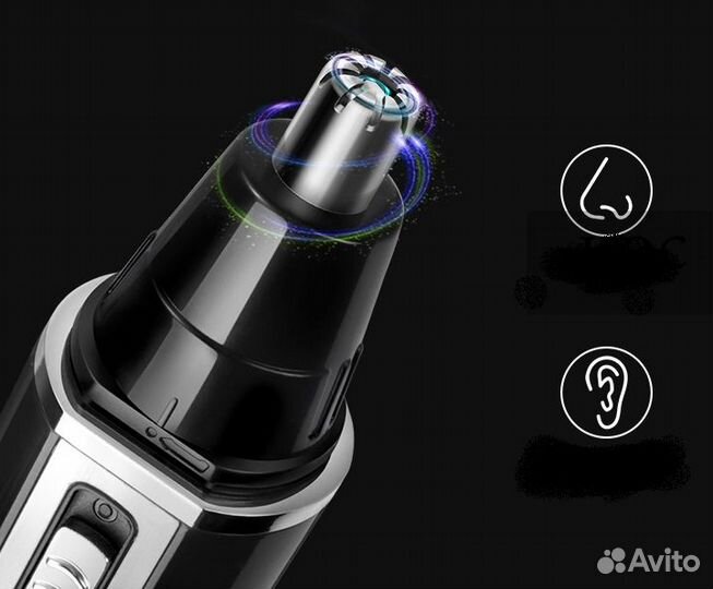 Триммер для стрижки волос kemei 6630 4 в 1. новый