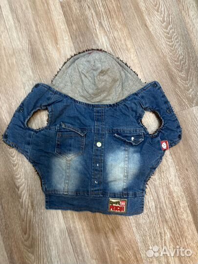 Джинсовая куртка для кошек или собак