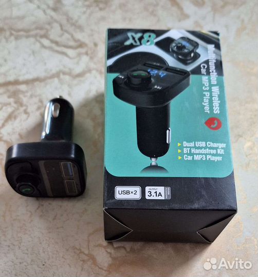 FM модулятор для авто CAR X13 4В1