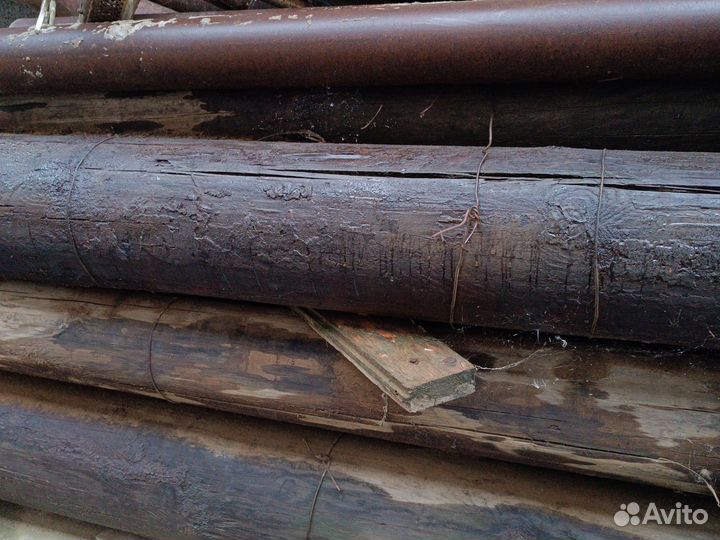 Столбы деревянные