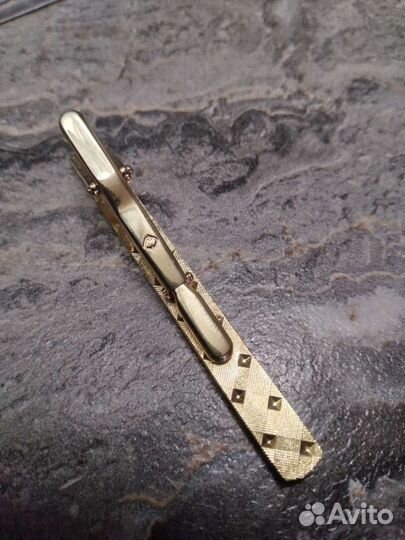 Зажим для галстука,платка,под золото,Америка