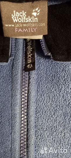 Флисовая пайта jack wolfskin