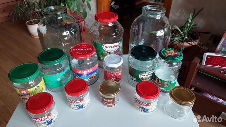 Стеклянная банка 3л,2л, 0,72 и др