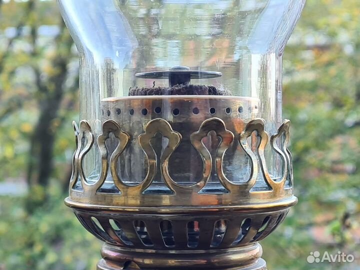 Лампа керосиновая, винтажная. Бельгия