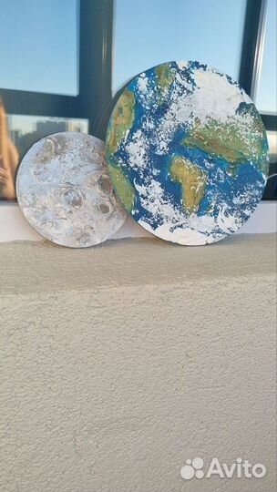 Картина панно круглая