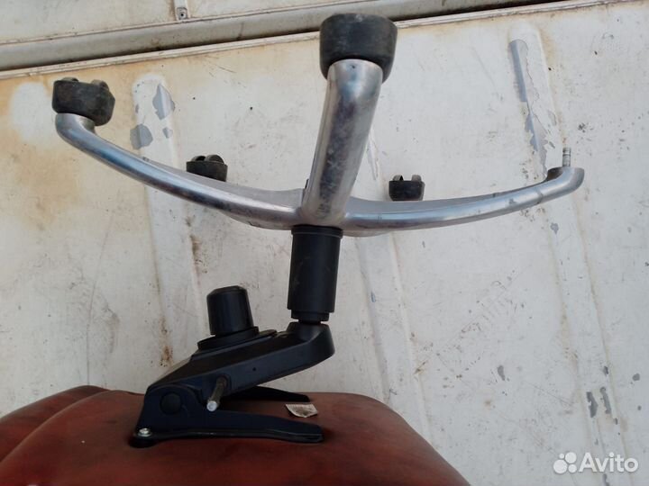 Кожанное кресло, коричн кожа