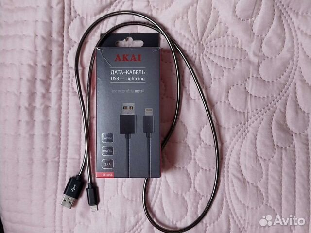 Дата-кабель USB-Lightning зарядное устройство