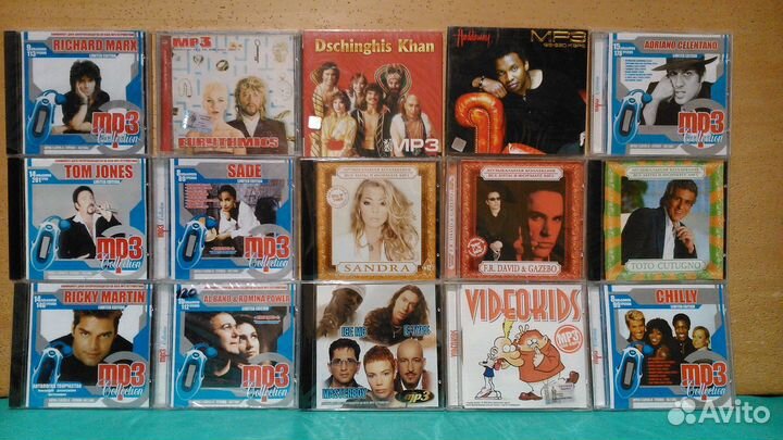 Зарубежная музыка в формате мп3 (MP3) на CD