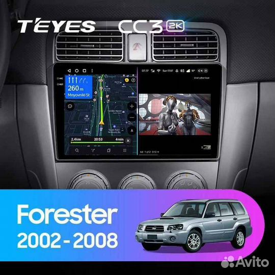 Teyes CC3 4+32 GB Субару Форестер SG (2002 - 2008)