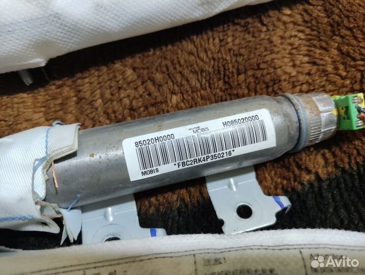 Подушка безопасности боковая потолочная Kia Rio X