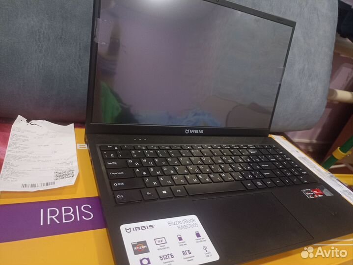 Ноутбук новый irbis