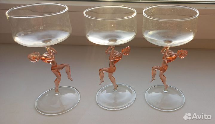 Фужеры Bimini Австрия антиквариат