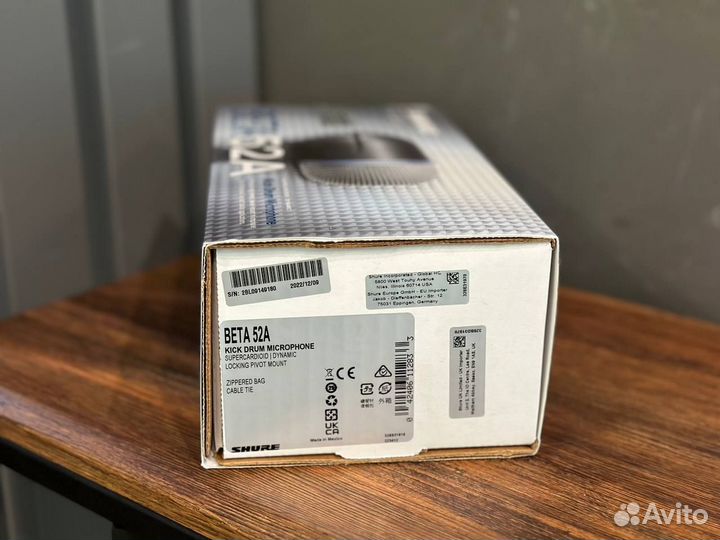 Микрофон Shure Beta 52A Kick Drum Оригинал