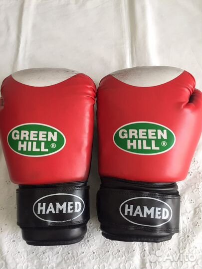 Боксерские перчатки 12 oz натуральная кожа