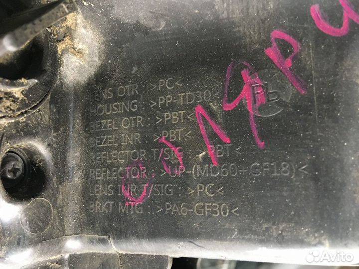 Фара правая Hyundai Solaris