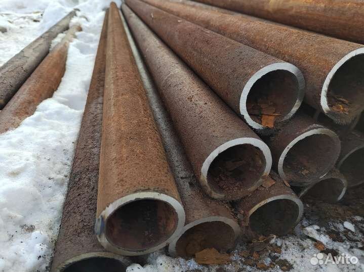 Труба на столбы для забора нкт 73