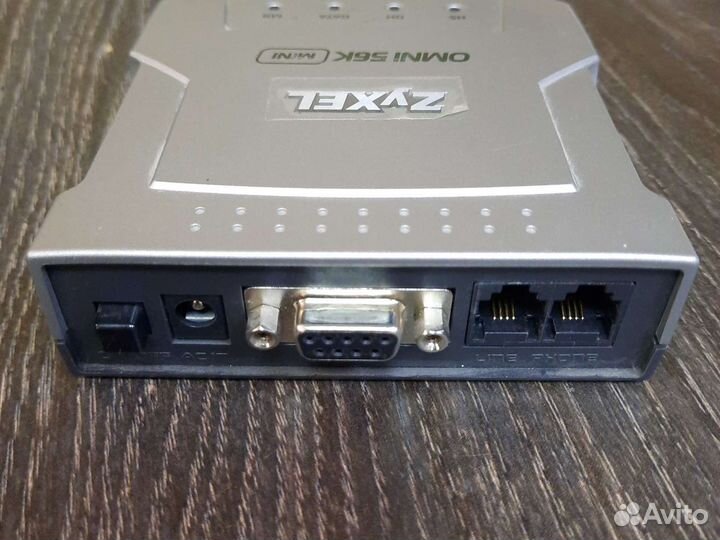 Модем zyxel omni 56K mini