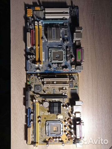 Матер плата с процессором и оперативная память