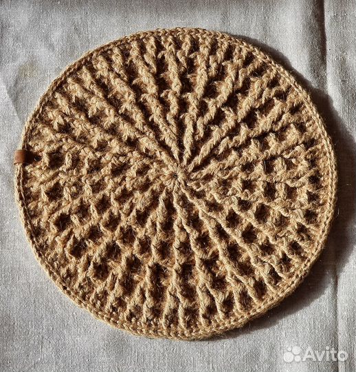 Сервировочная салфетка из джута