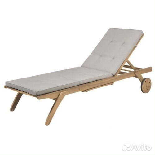 Шезлонг-лежак Beige 195х70,6х80