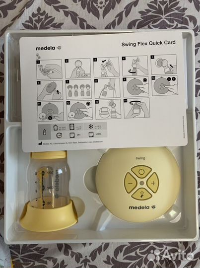 Молокоотсос электрический medela swing flex