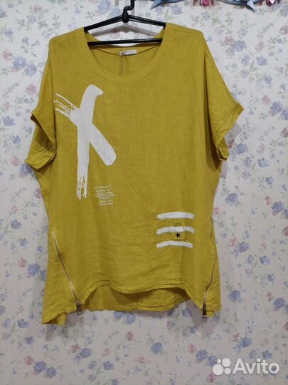 Туника лен 54 56 размера