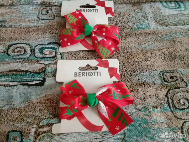 Новогодняя резинка для волос