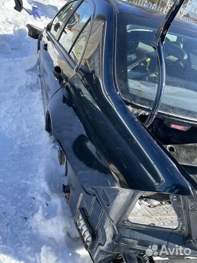 Заднее крыло на w203