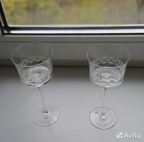 Хрустальные рюмки, стопки, фужеры СССР