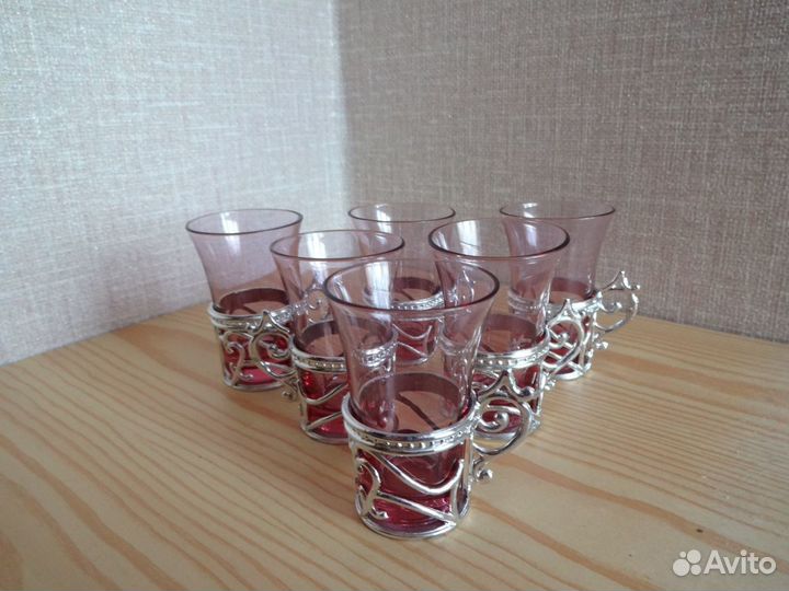 Стопка СССР с подстаканником