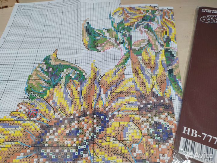 Остатки от набора для вышивания