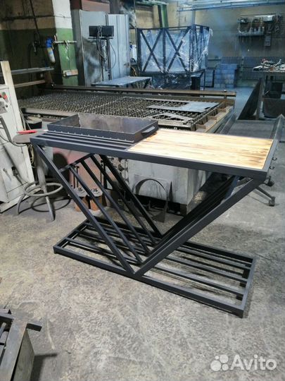 Мангал в стиле лофт